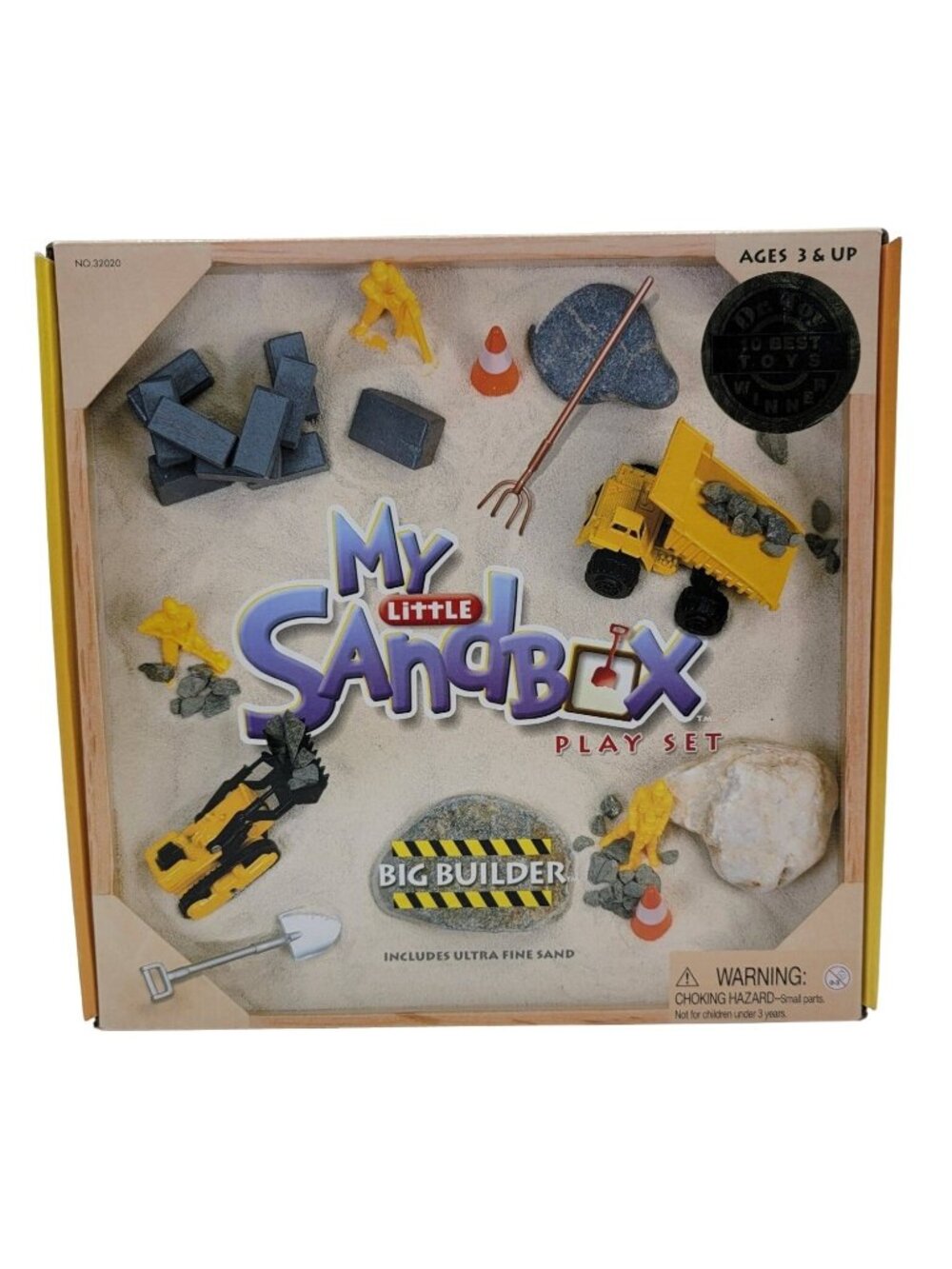 My Little Sandbox Play Set Big Builder Construction Age 3+ Sensory Be Good NEW